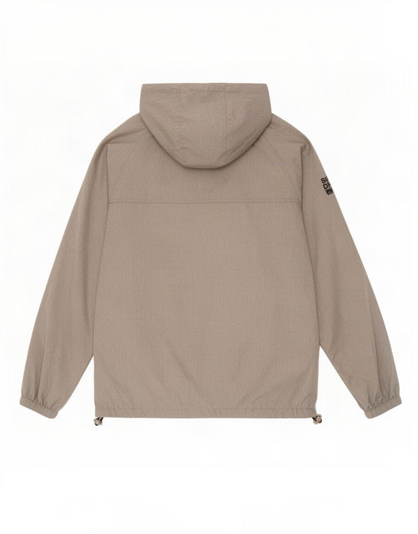 Superdry Veste de pluie à capuche Windcagoule pour homme UK 42 XL Gris Polyester
