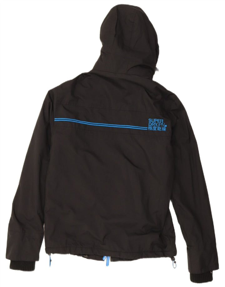 Superdry Veste coupe-vent graphique The Windcheater pour homme UK 36 Small Noir