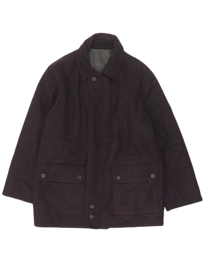 North Pole Manteau coupe-vent réversible pour homme UK 40 Grande laine bleu marine