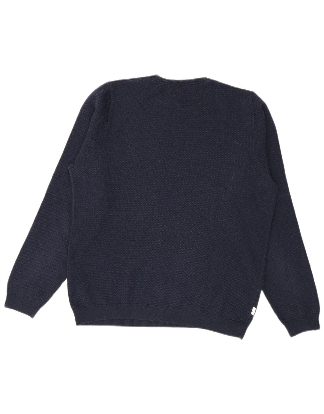 Fila Pull ras du cou pour homme en coton bleu marine Petit