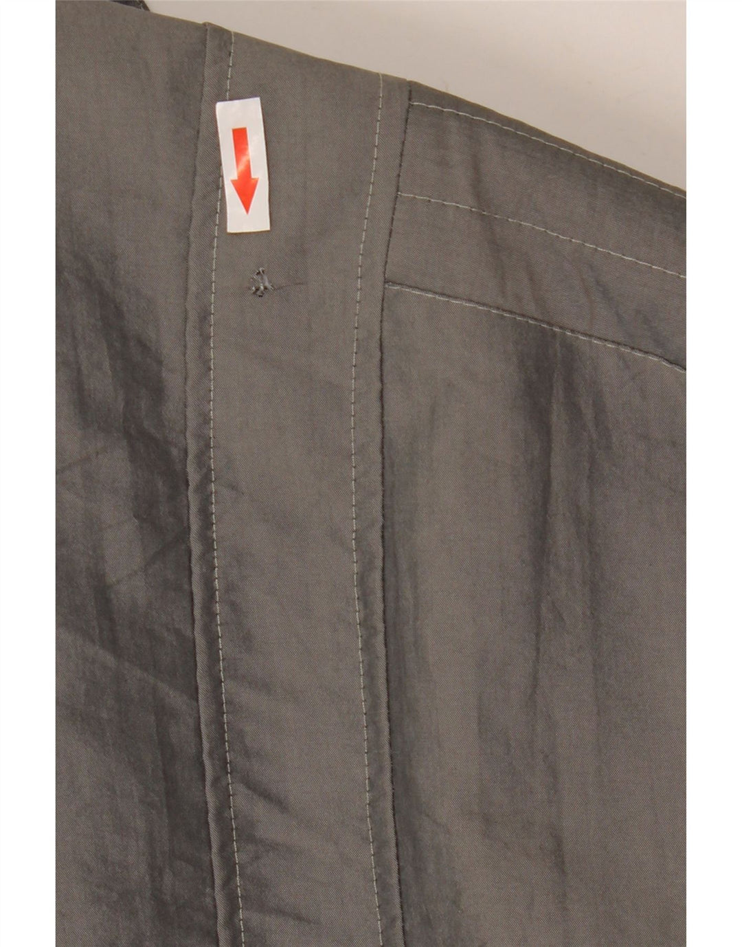 vintage Mens Sherpa Bomber Jacket UK 40 Grand Gris