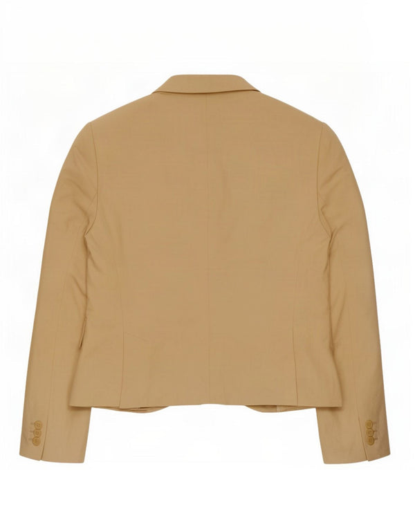 Massimo Dutti Veste Blazer 1 Bouton Femme EU 44 XL Lin Beige