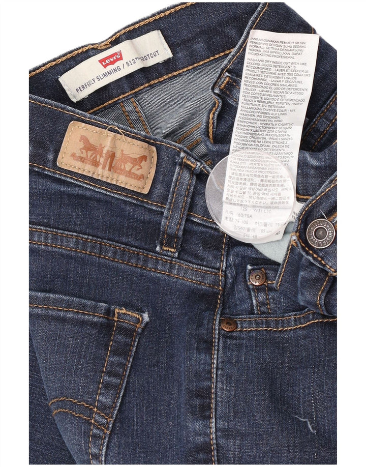 Levi's Jean Bootcut 512 Parfaitement Amincissant Femme W31 L30 Bleu Coton