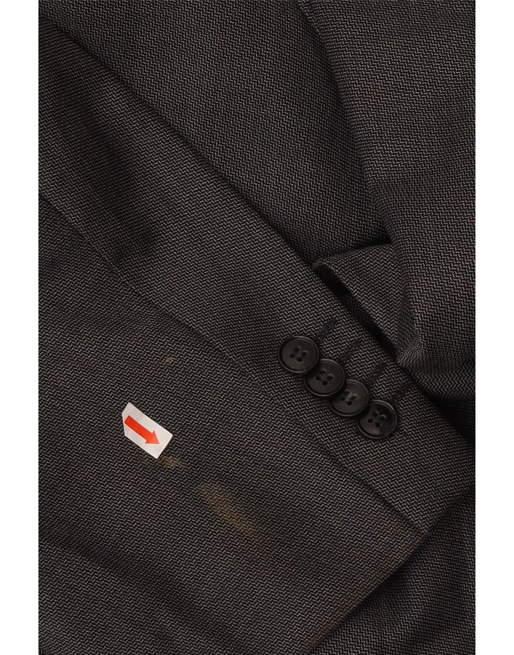 Marks & Spencer Veste Blazer 2 Boutons Homme UK 46 XL Laine Grise