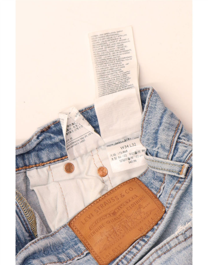 LEVI'S Jean Slim 511 Homme W34 L32 Bleu Coton