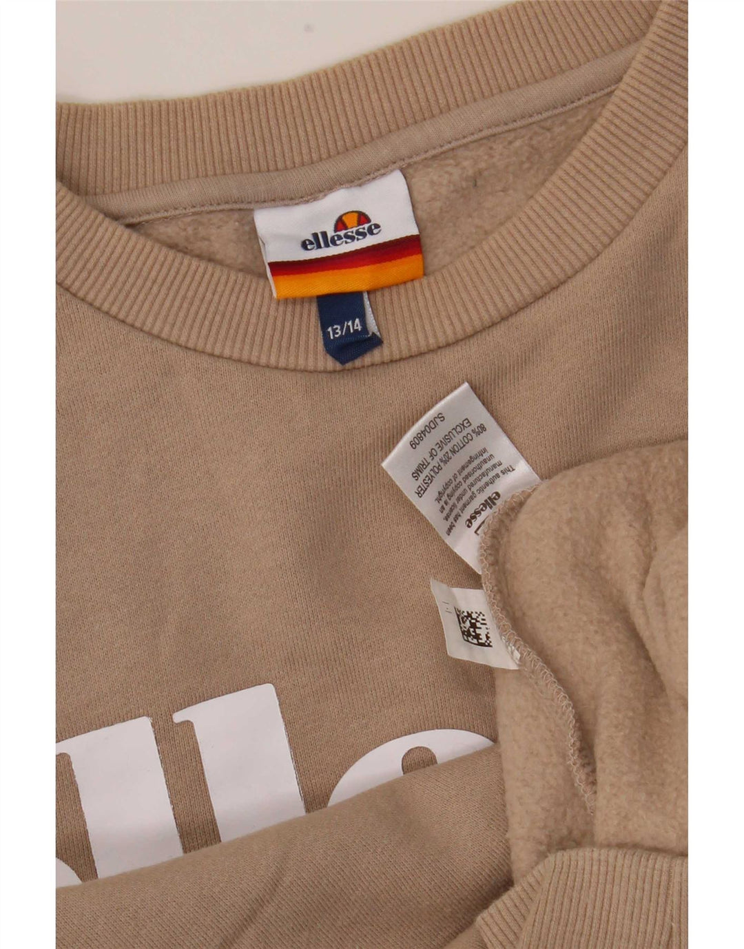 Ellesse Sweat-shirt graphique pour garçon 13-14 ans Marron Coton