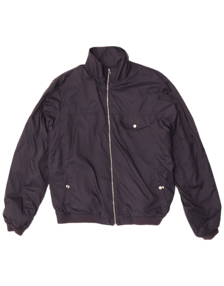 Gap Veste Bomber Homme UK 38 Medium Bleu Marine Nylon