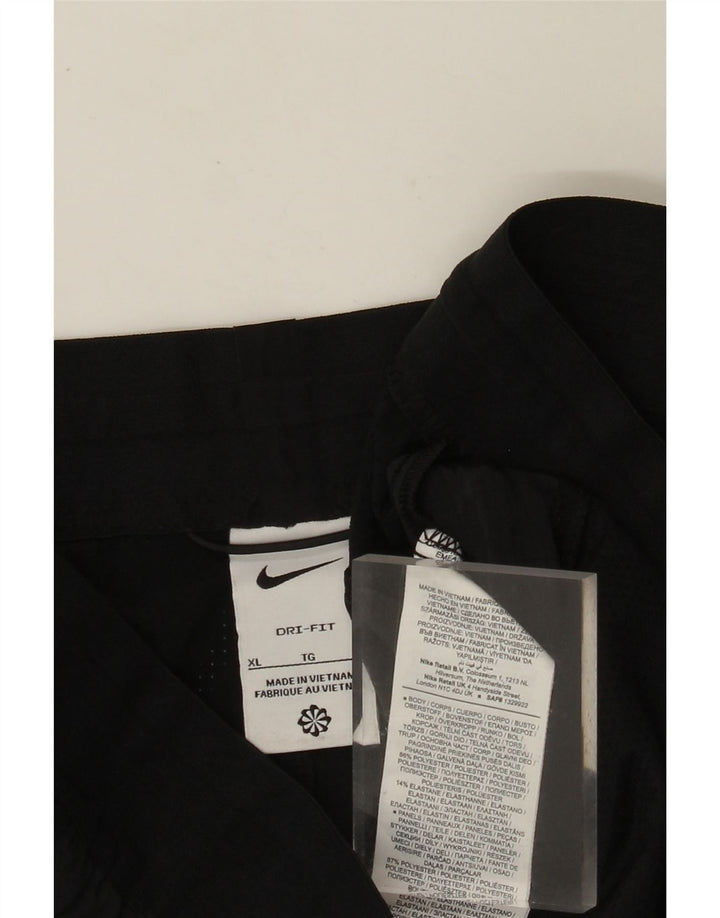 NIKE Short de sport Dri Fit pour femme UK 18 XL Noir Polyester