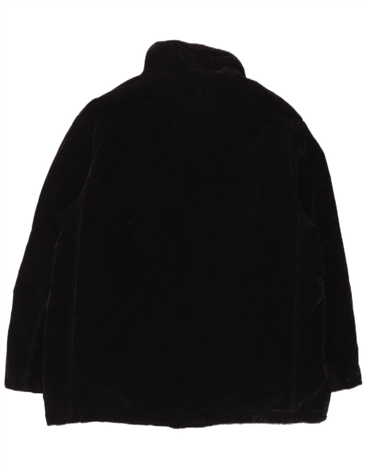 Trussardi Veste Coupe-Vent Matelassée Homme IT 54 2XL Noir Coton