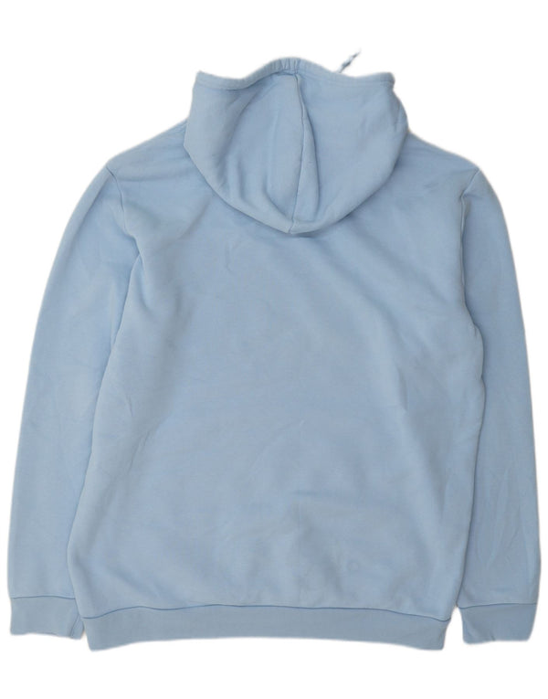 Adidas Pull à capuche pour homme XL Bleu Coton