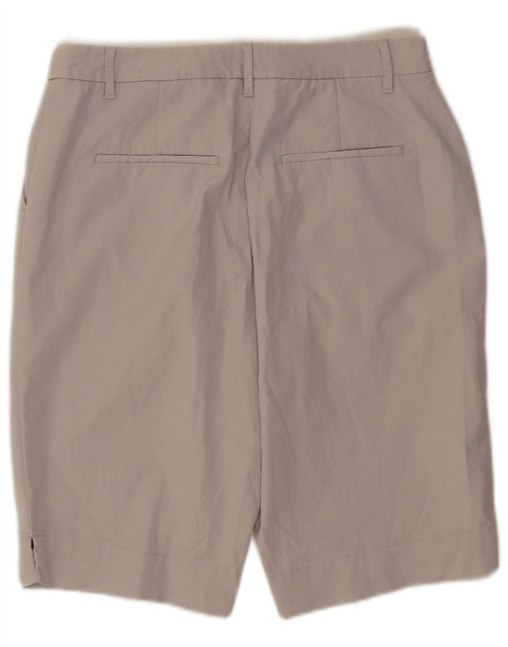 Marks & Spencer Short chino pour femme UK 12 Medium W30 Gris Coton