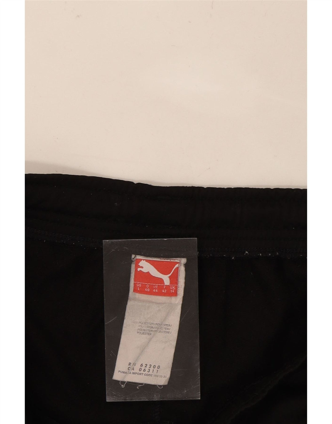 PUMA Womens Tracksuit Trousers UK 14 Large  Black Polyester Vintage Puma and Second-Hand Puma from Messina Hembry 