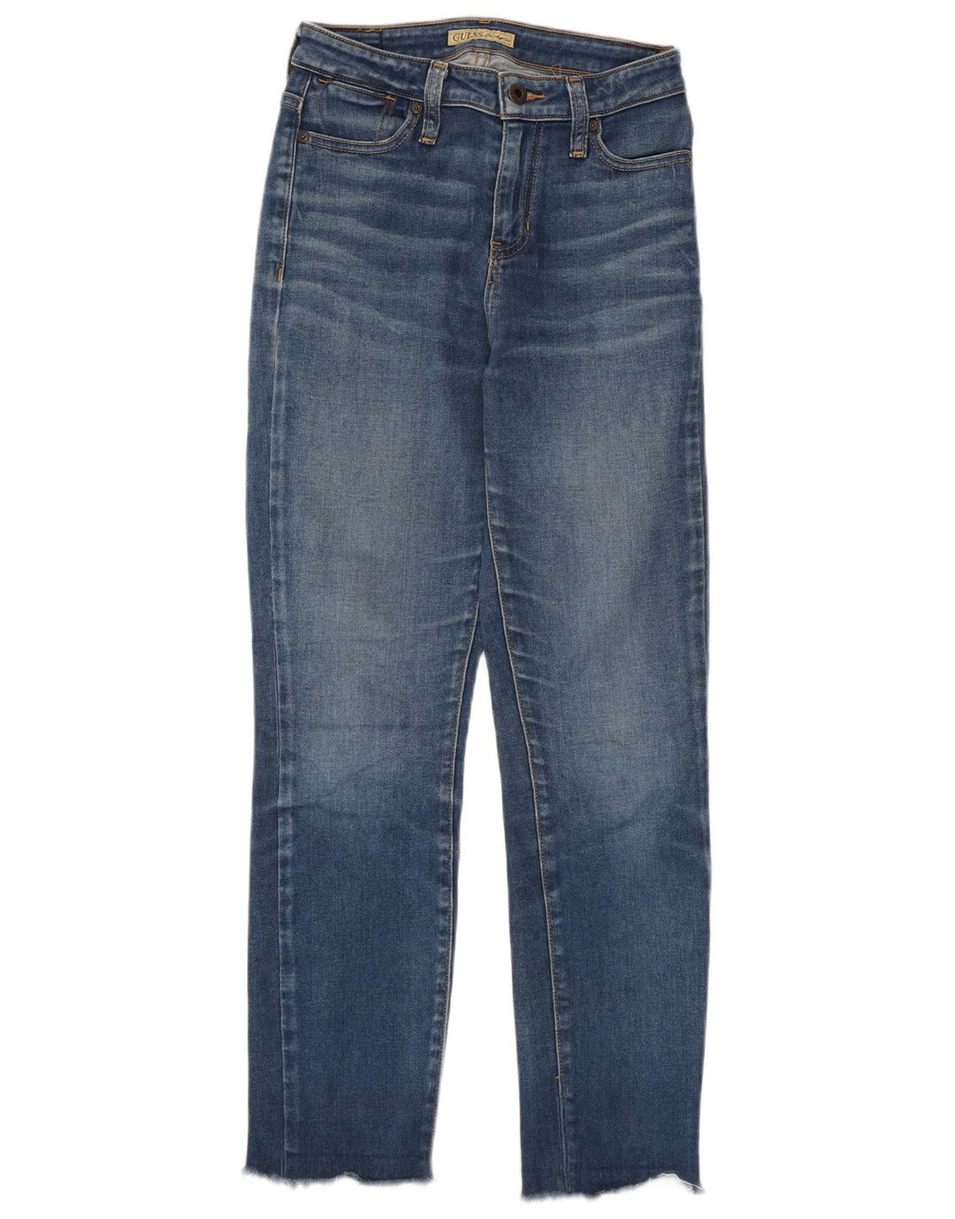 GUESS Jean Slim Femme W25 L27 Bleu Coton
