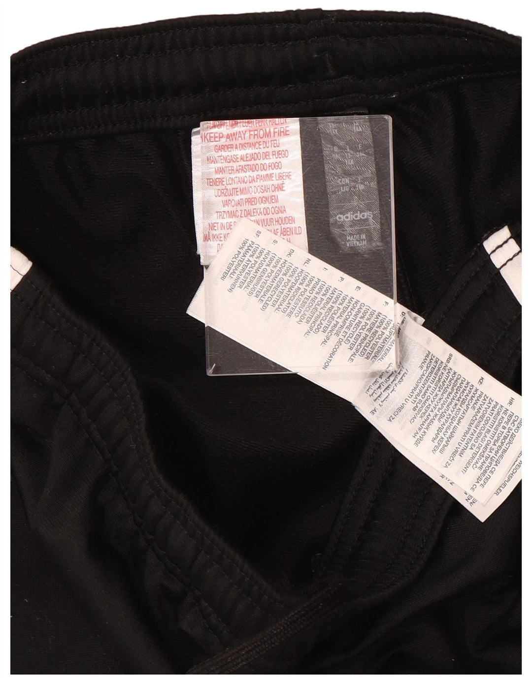 Adidas Pantalon de Survêtement Fille 13-14 ans Noir Polyester