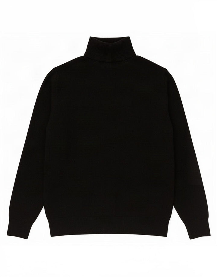 Marks & Spencer Pull col roulé pour femme UK 14 Noir moyen