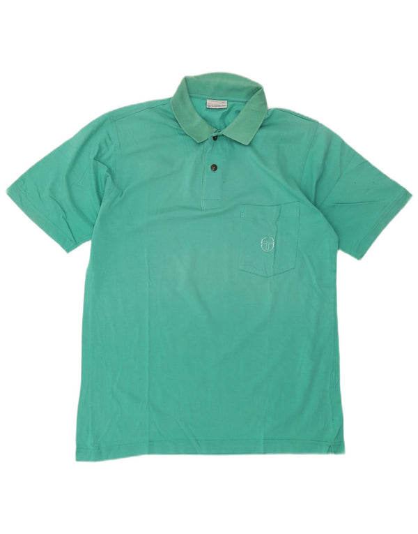 Sergio Tacchini Polo Homme Vert Moyen Coton