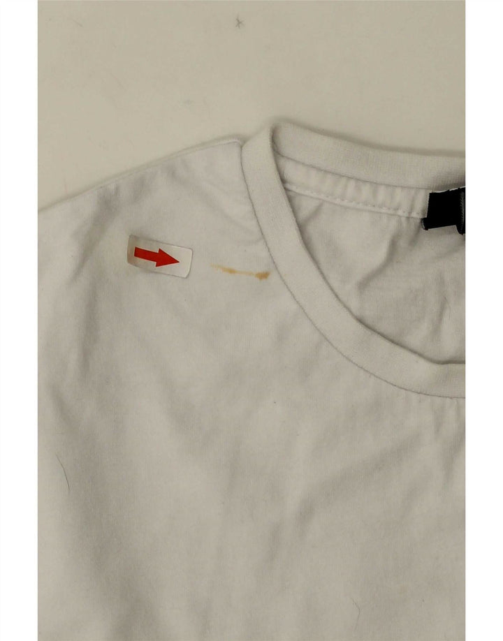 Ellesse T-Shirt Homme Haut Large Blanc Coton