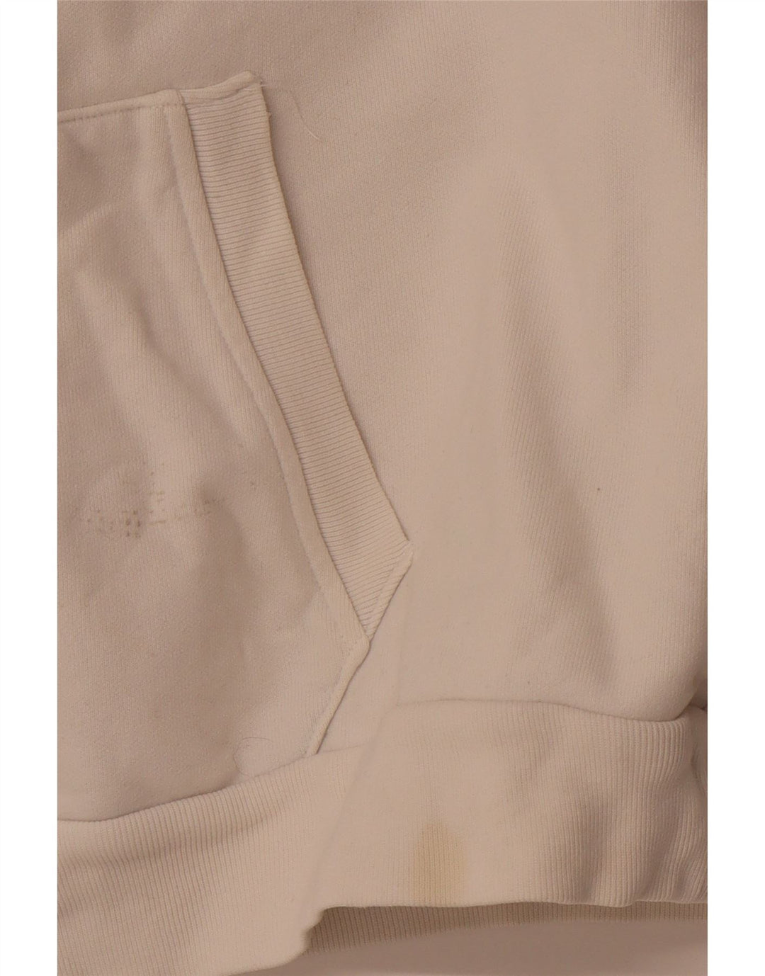 LEVI'S Pull à capuche graphique surdimensionné pour femme UK 14 Medium Off White