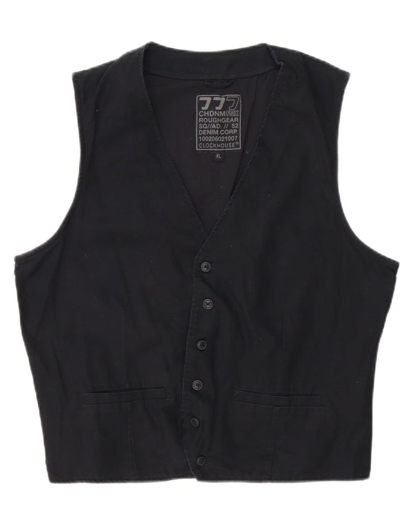 C&A Gilet Homme XL Noir Coton