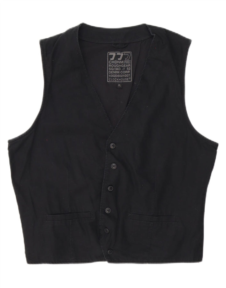 C&A Gilet Homme XL Noir Coton