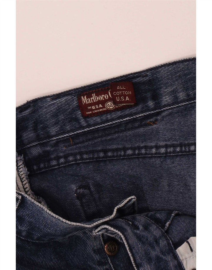 Marlboro Classics Jean ample homme W38 L28 bleu coton