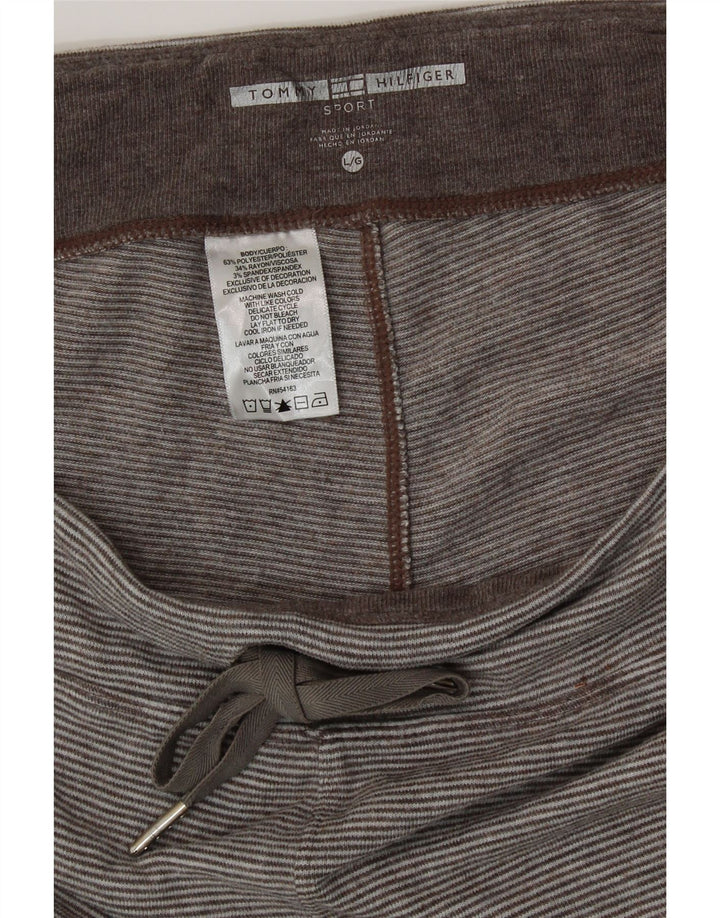 TOMMY HILFIGER Pantalon de survêtement pour femme Joggers UK 16 Large Gris