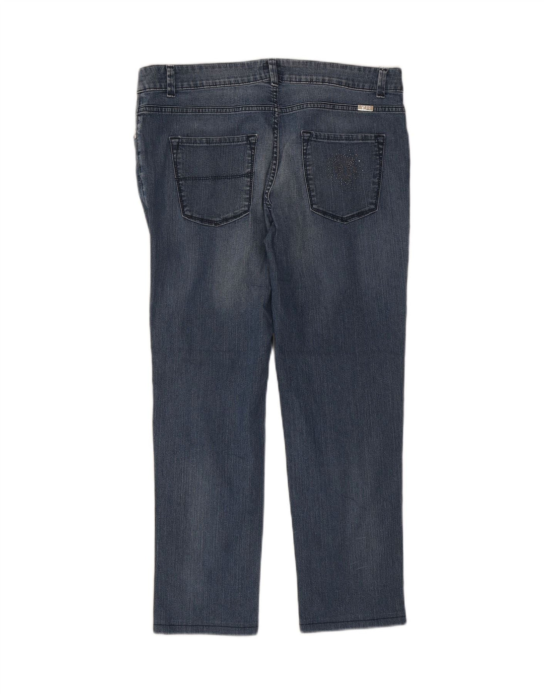 TRUSSARDI Womens Slim Jeans W33 L27 Blue Cotton