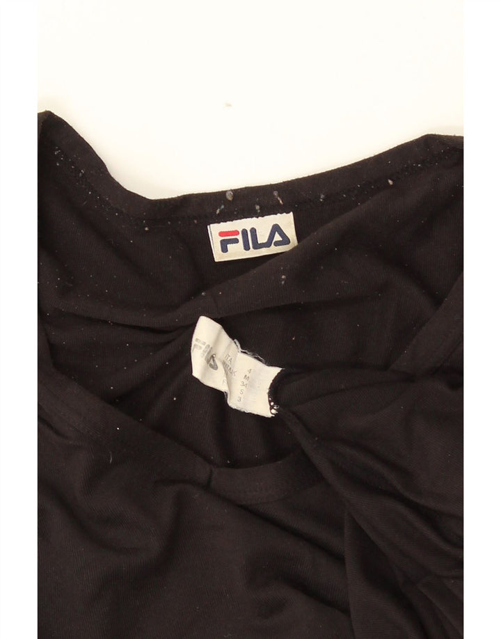 Fila T-Shirt Homme Noir Moyen
