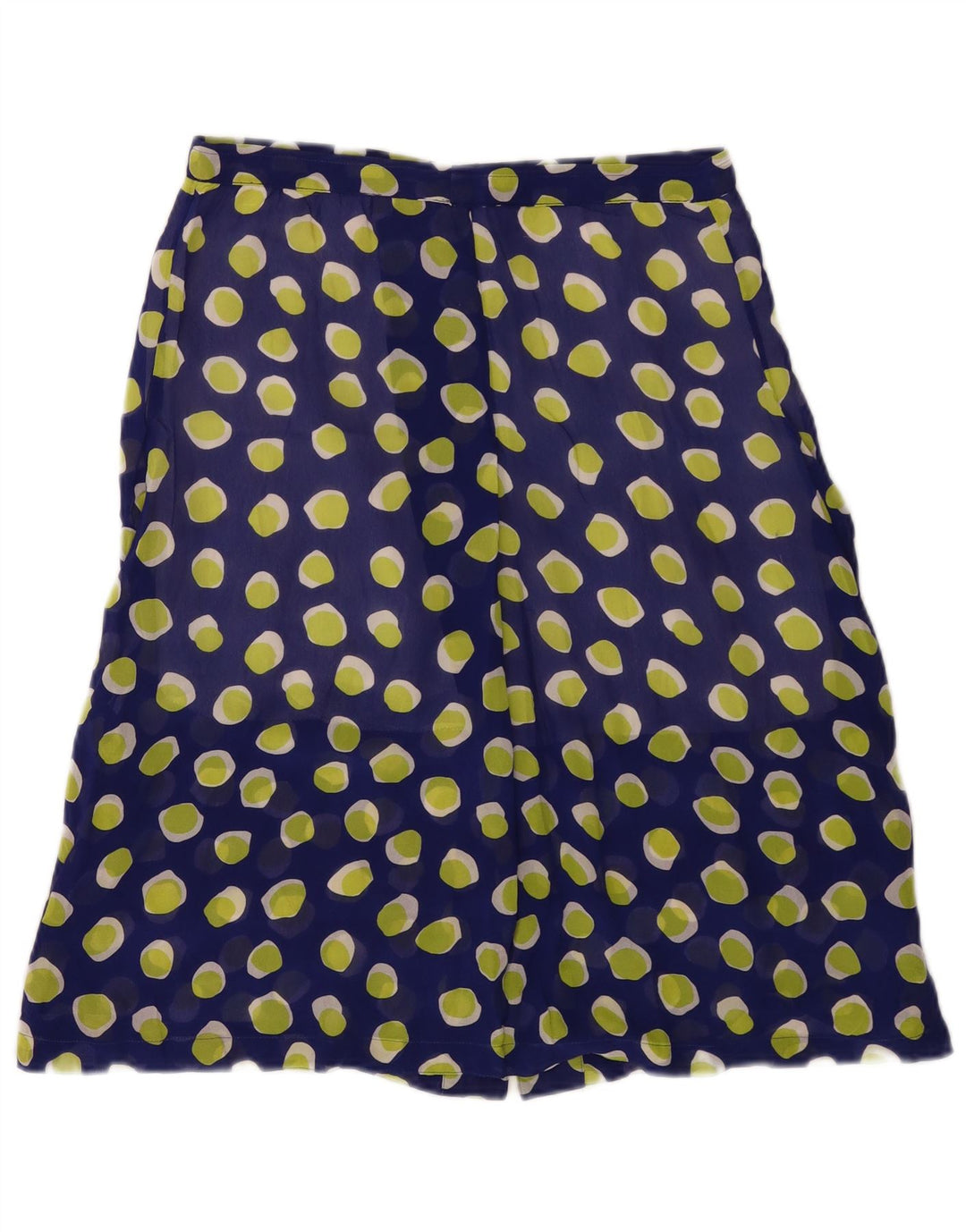 vintage Femme A-Line Jupe W30 Bleu Marine Moyen Spotté