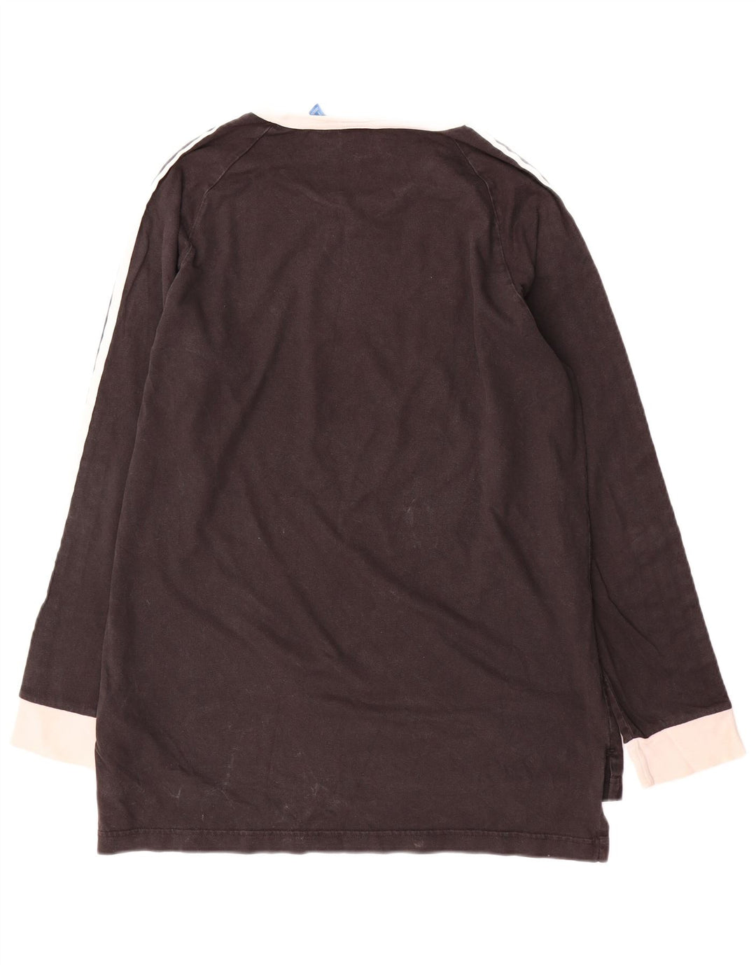 Adidas Haut à manches longues pour homme en coton color block Noir Large
