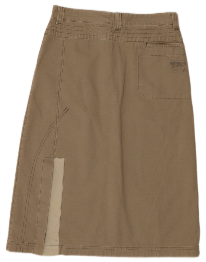 Murphy & Nye Jupe Midi W28 Femme Kaki Moyen