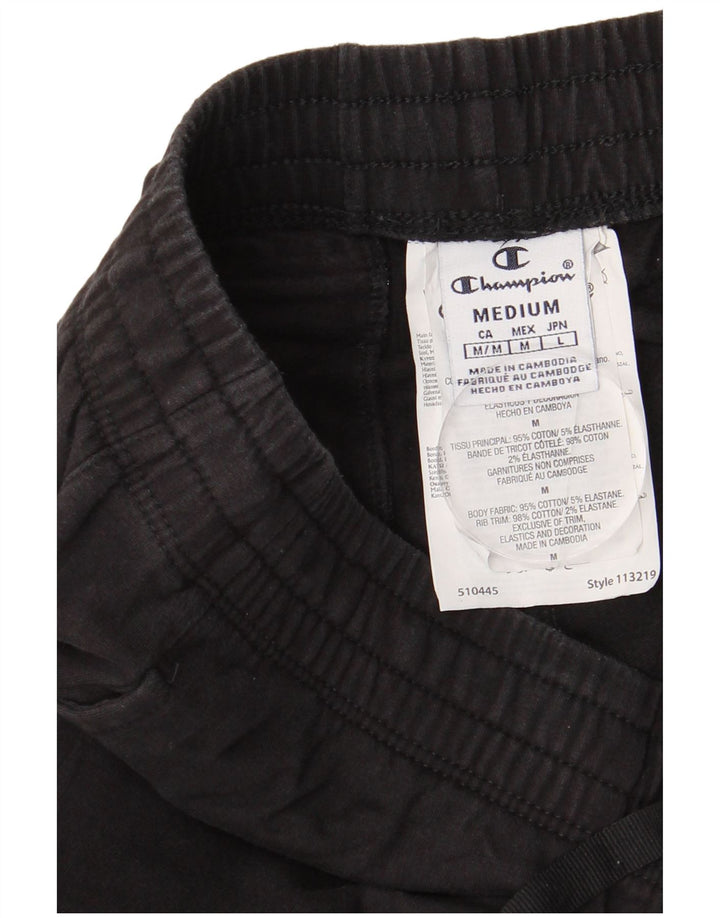 CHAMPION Pantalon de survêtement graphique pour femme UK 14 Medium Noir