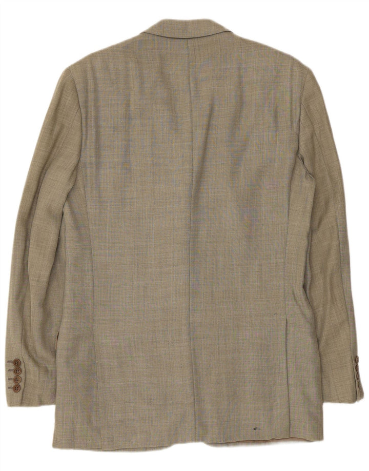 UNGARO Veste Blazer 3 Boutons Homme IT 46 Petit Kaki Laine