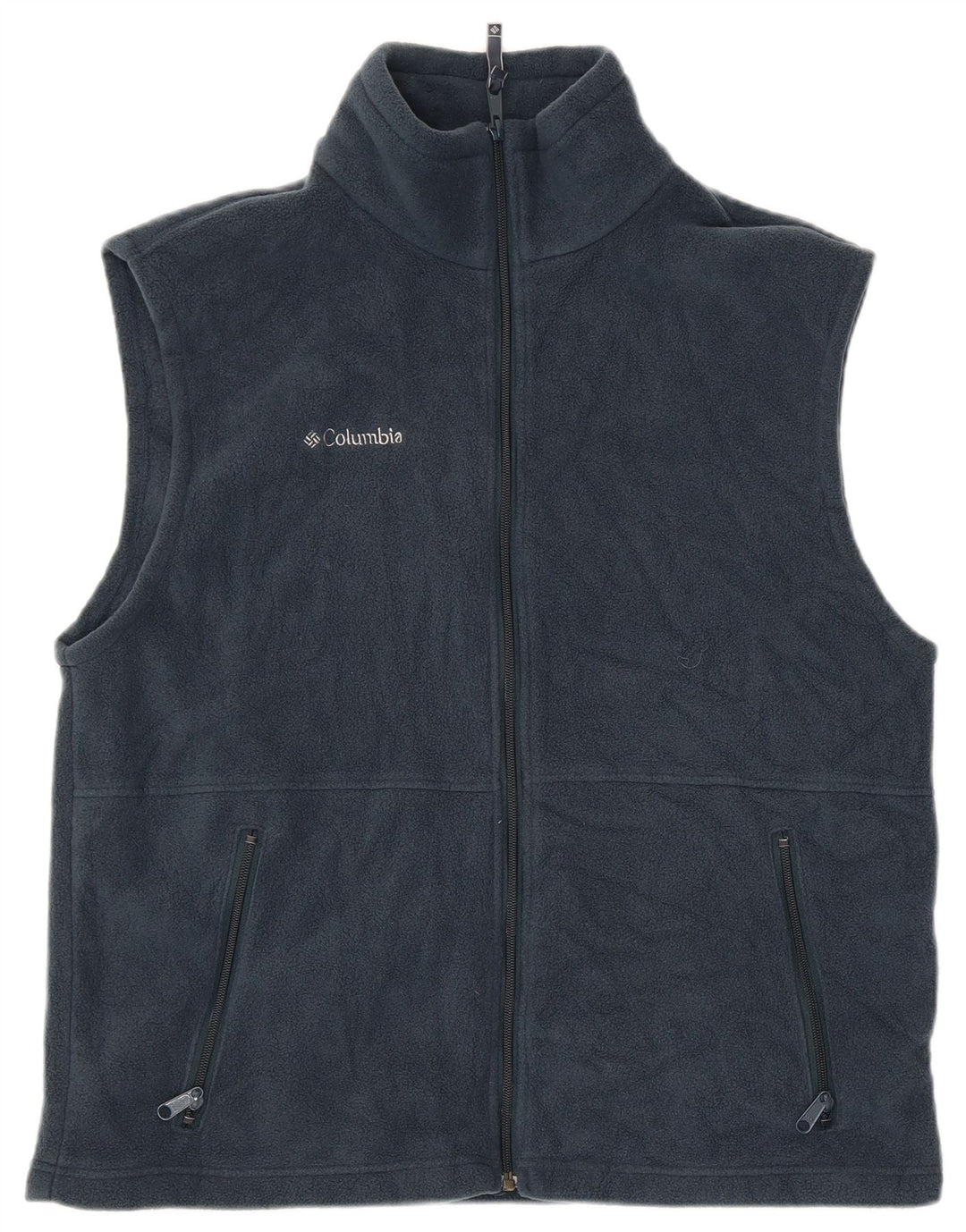 Columbia Gilet Polaire Homme UK 40 Large Bleu Marine Polyester