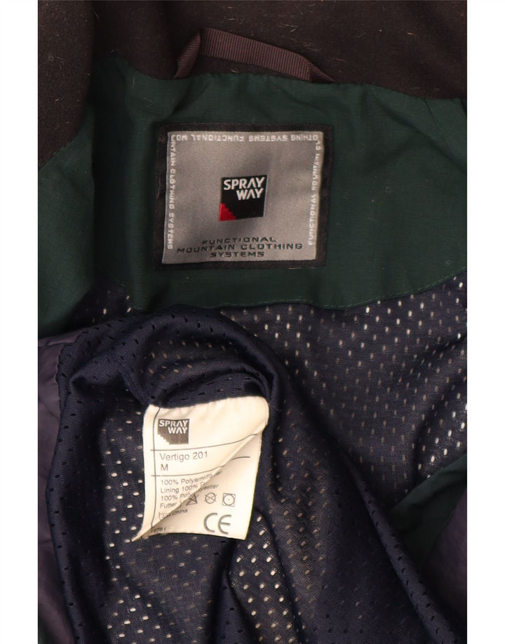SPRAYWAY Veste de Pluie à Capuche Homme UK 38 Vert Moyen Polyamide