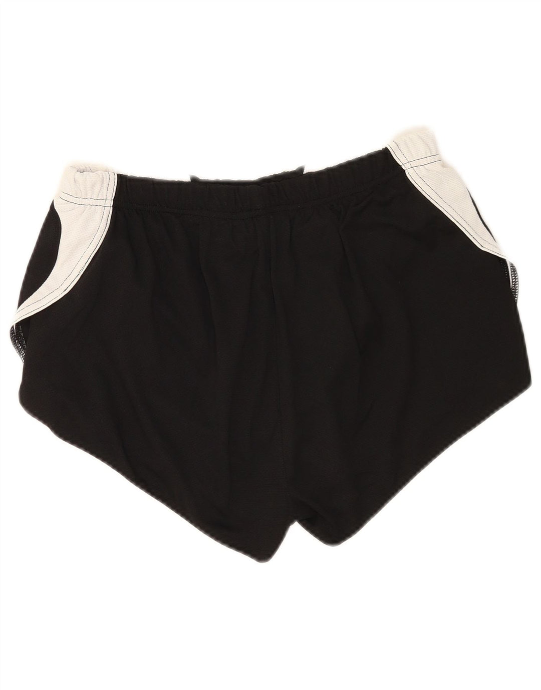 Asics Short de sport pour femme UK 12 Medium Noir Colorblock Polyester