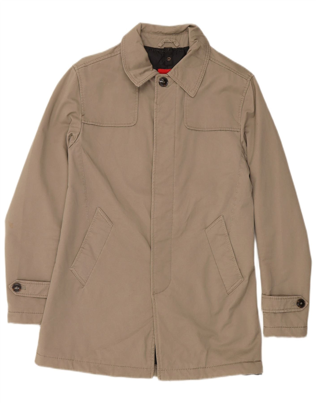 Zara Manteau Homme UK 36 Petit Coton Beige