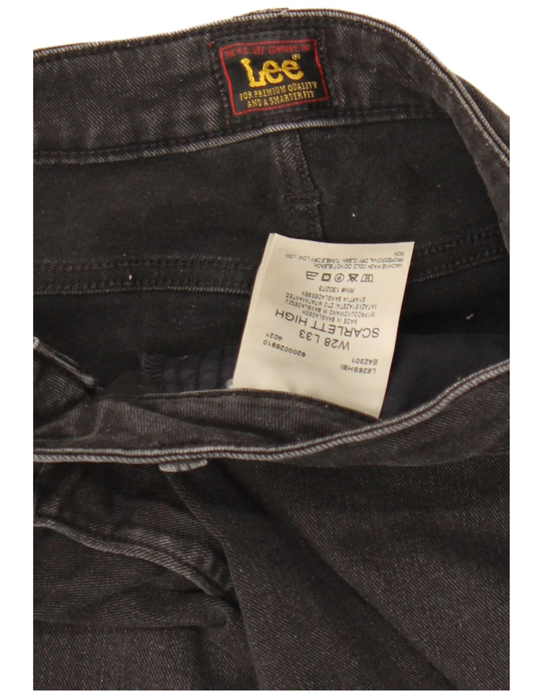 LEE Jean Skinny Haute Scarlett Femme W28 L33 Coton Noir