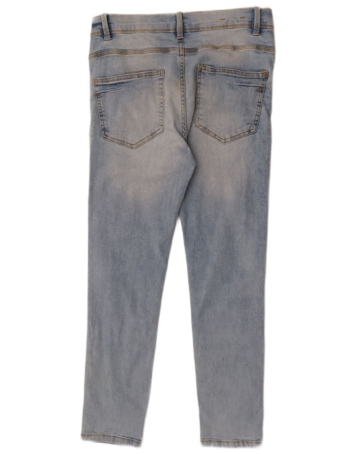 Zara Jean Slim Homme EU 40 Moyen W31 L26 Bleu Coton
