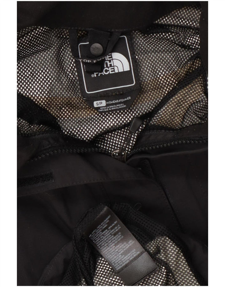 The North Face Veste de pluie à capuche pour femme UK 10 Petit nylon noir