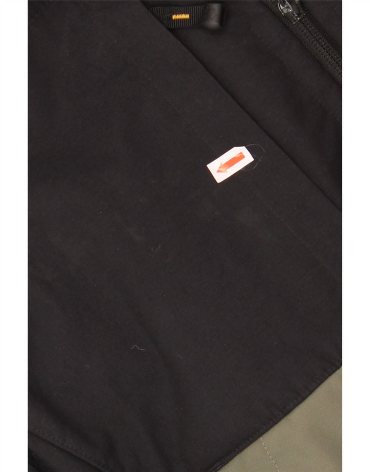 JACK WOLFSKIN Veste coupe-vent pour homme UK 36/38 Kaki moyen Colourblock