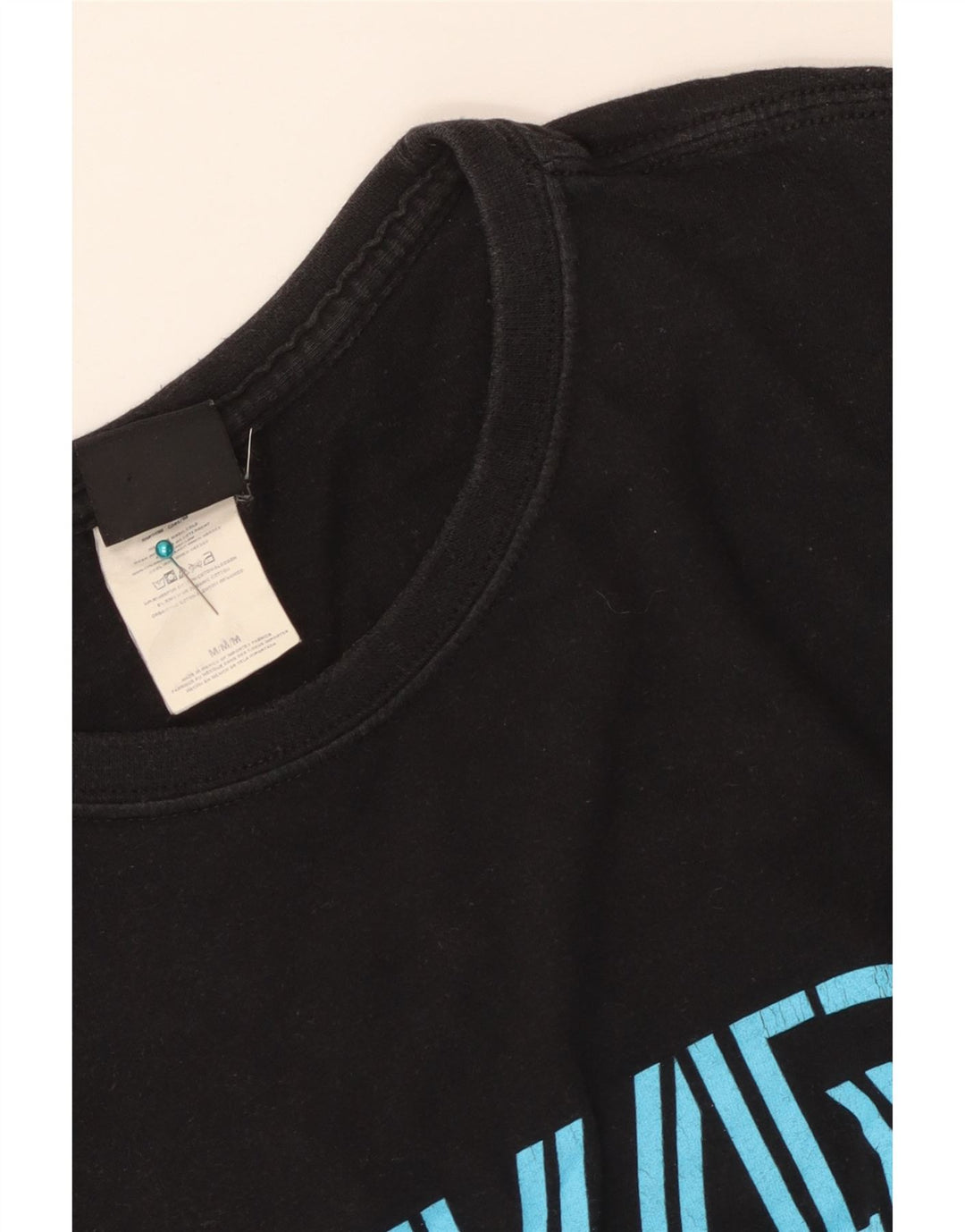 Quiksilver T-Shirt Graphique Homme Noir Moyen Coton