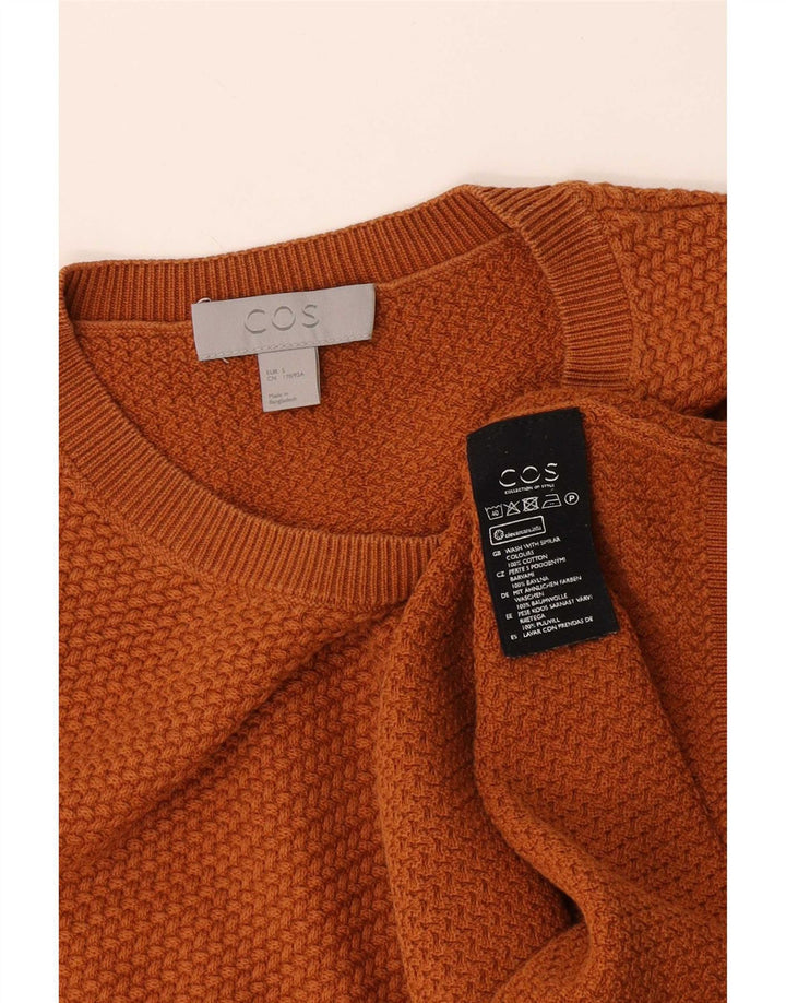 Cos Pull à col rond pour homme Petit coton orange