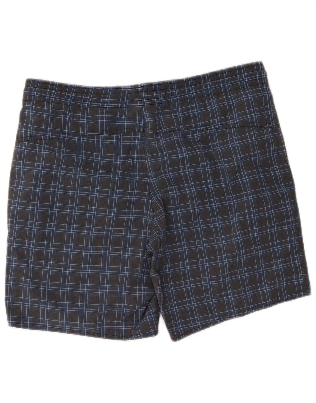 Adidas Short de bain homme petit bleu marine à carreaux en polyester