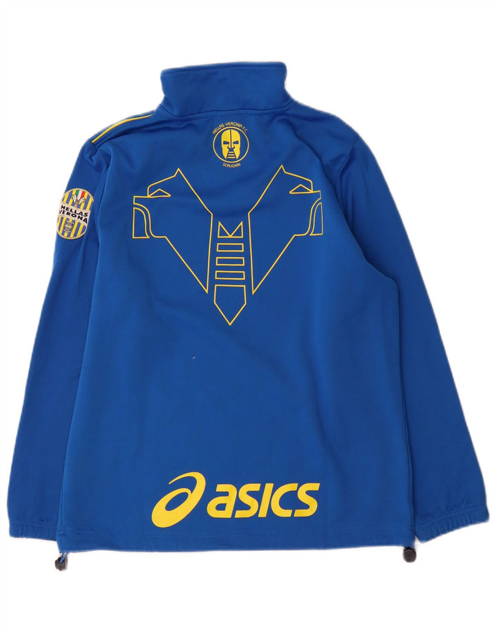 Asics Garçon HELLAS VERONA Graphic Pull Survêtement Haut 11-12 ans Bleu