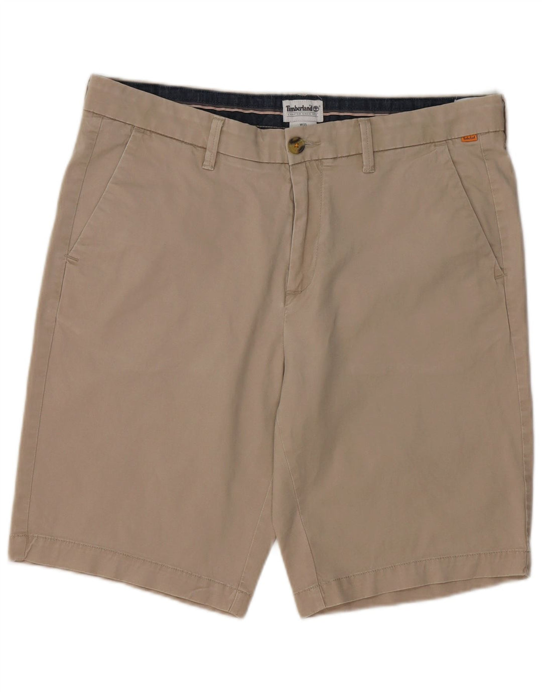 TIMBERLAND Mens Chino Shorts W35 Large Beige Cotton