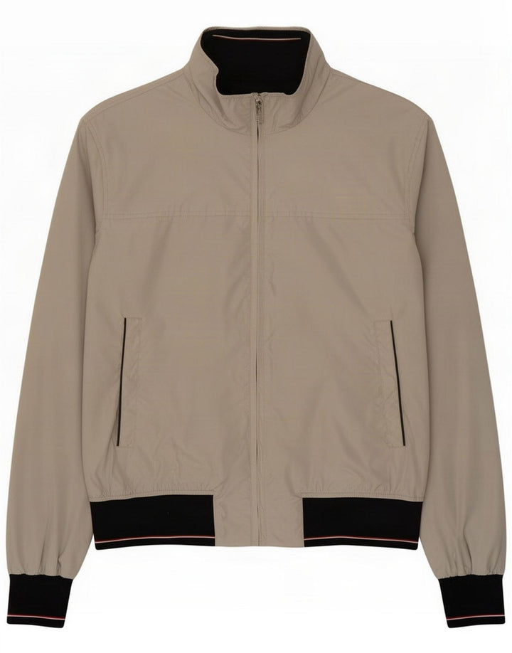 Romeo Gigli Veste Bomber Homme UK 38 Gris Moyen Polyester Colorblock