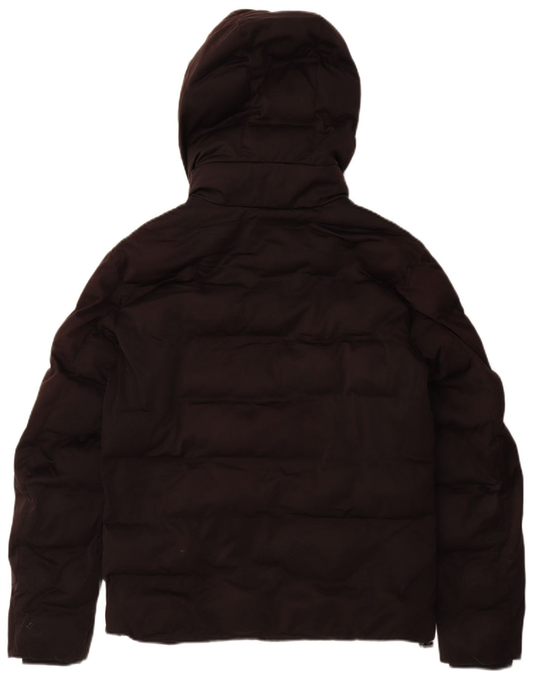 Zara Veste matelassée à capuche pour homme UK 36 Small Noir Polyester