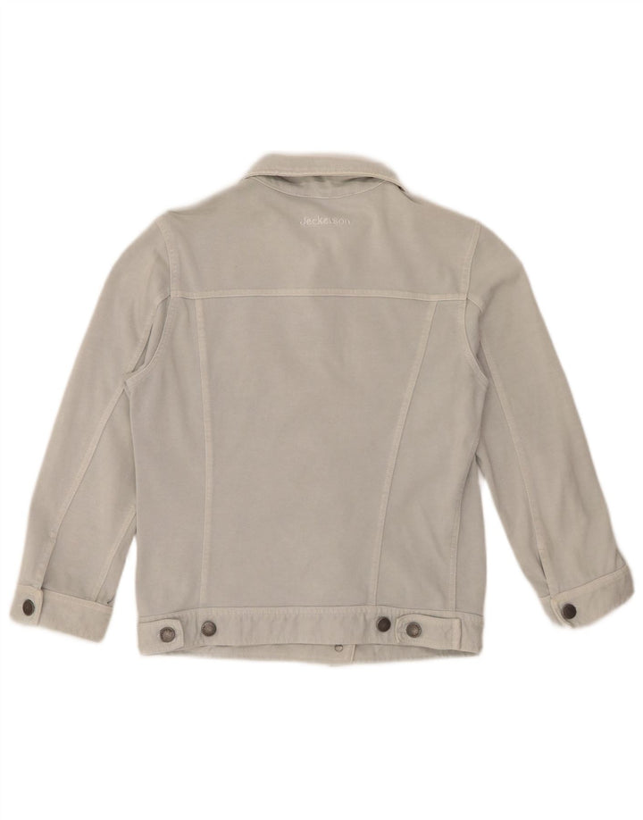 Jeckerson Veste Bomber Femme UK 10 Petit Bleu Coton