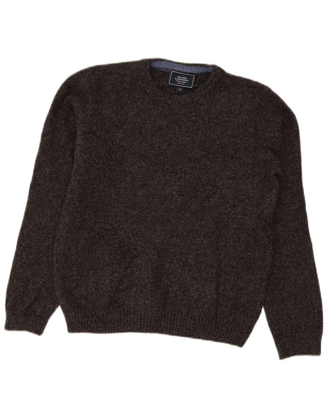 John Lewis Pull à col rond pour femme UK 14 en laine d'agneau gris moyen